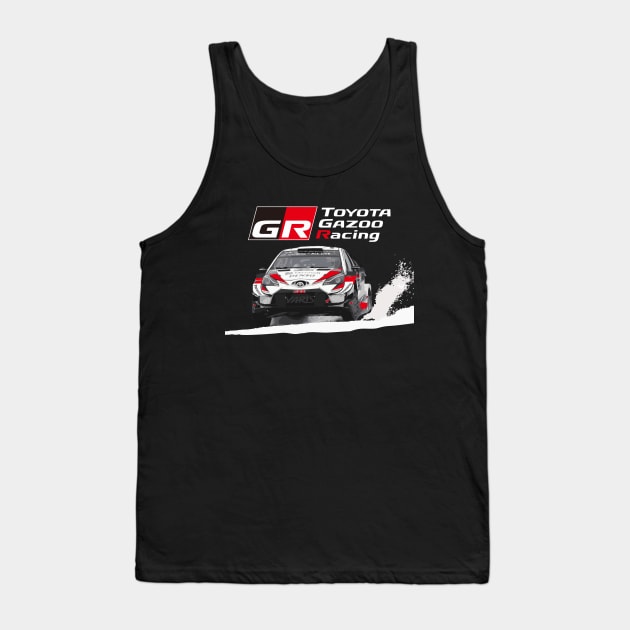 GR YARIS WRC ICE DRIFT Sebastien Ogier Tank Top by cowtown_cowboy